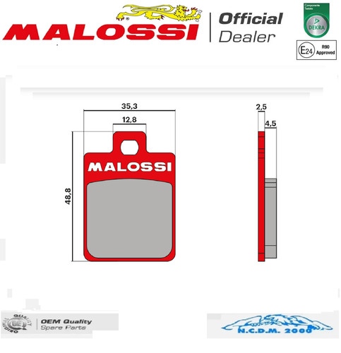 Pastiglie freno malossi ant - freno,